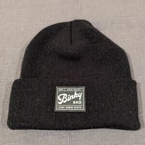 Binky Bro Black Surf Snow Skate Beanie